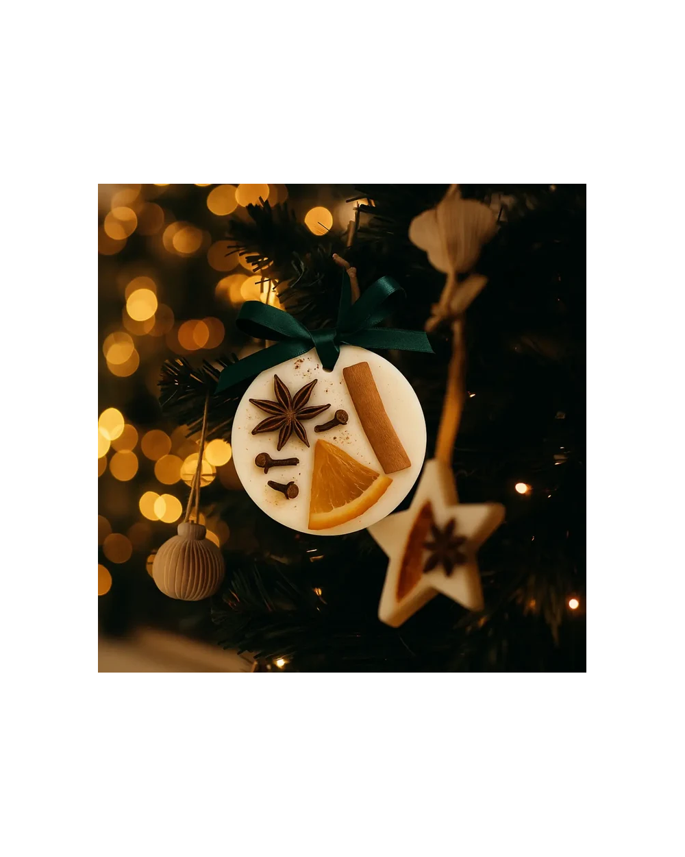 Odorizant Cosy Christmas pentru dulap din ceară de soia în formă de glob