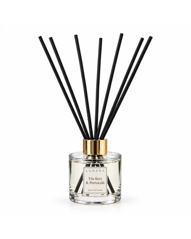 Parfum de cameră cu bețișoare Vin fiert & Portocală