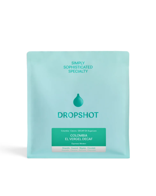 COLUMBIA EL VERGEL DECAF (DECOFEINIZATA) 250G , Amaretto, Caramel, Migdale, Ciocolata
