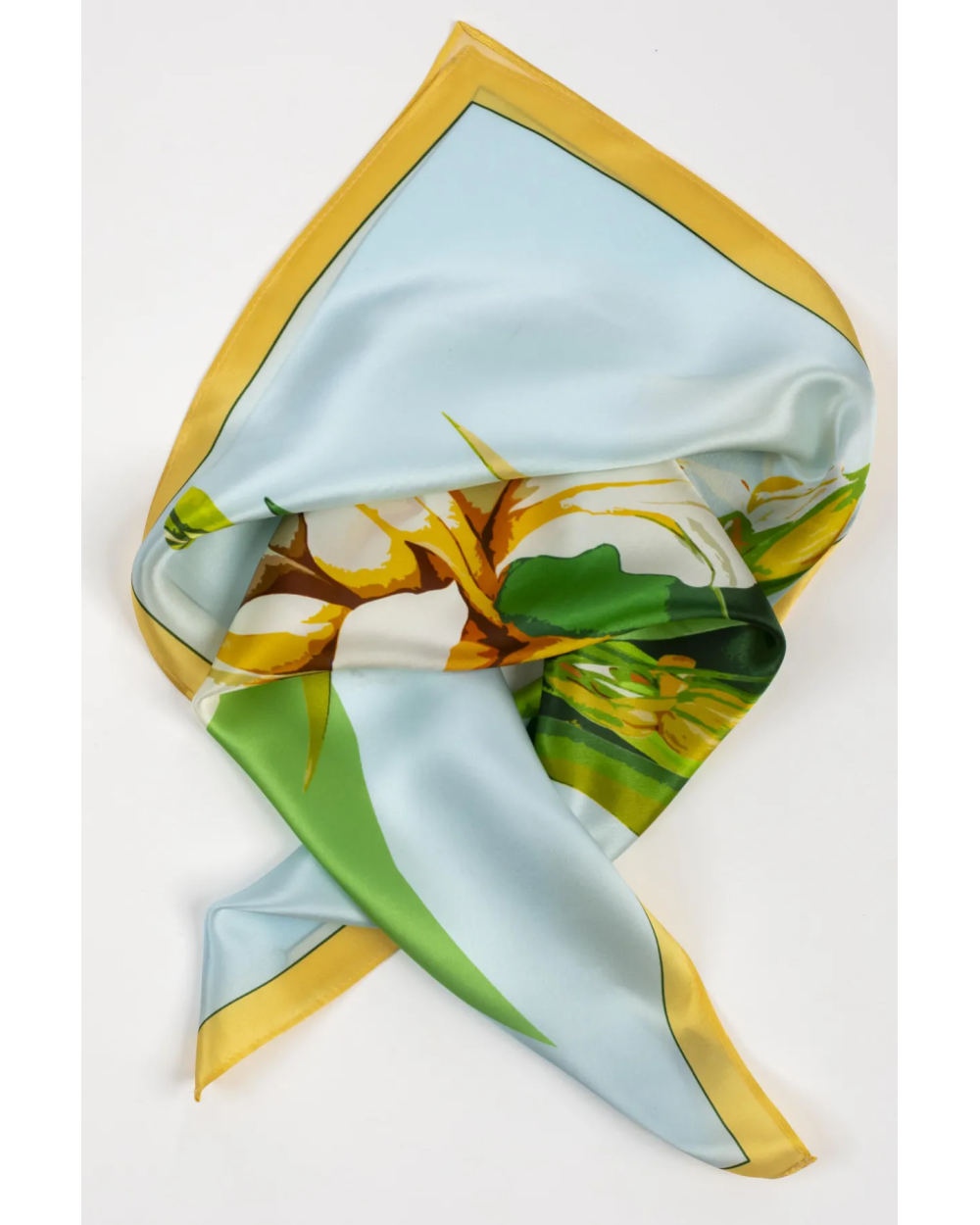 Esarfa de matase naturala Iris Preziosa , 50 x 50