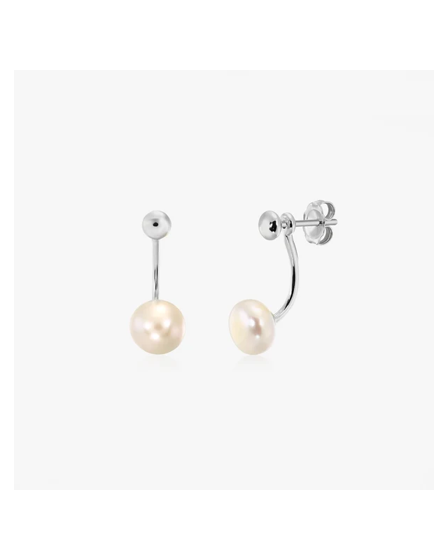 Cercei din argint Pearl Jacket - Perle de Cultură Argint 925 · Perlă