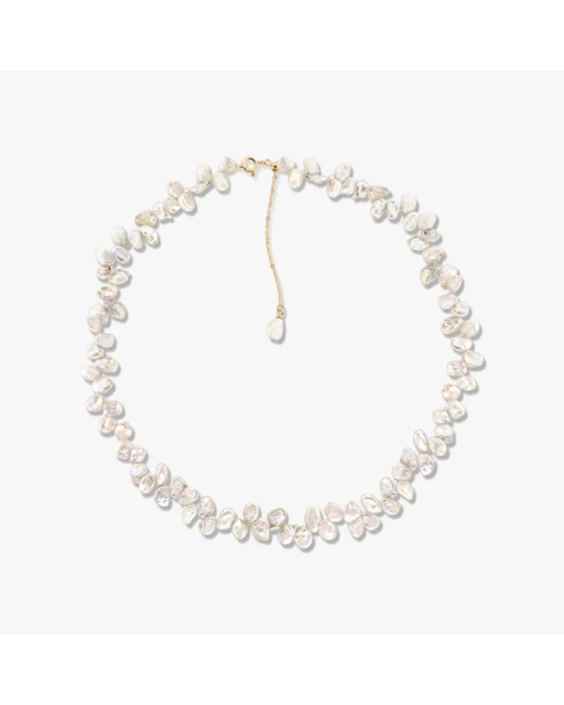 Colier din aur galben Golden Brielle - Perle de Cultură Aur Galben 14k · Perlă