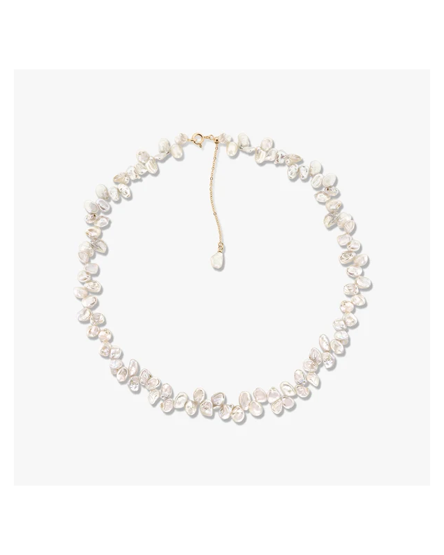 Colier din aur galben Golden Brielle - Perle de Cultură Aur Galben 14k · Perlă